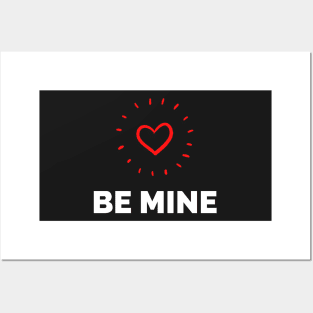 Be Mine Hugs And Kisses Valentine's Day Posters and Art